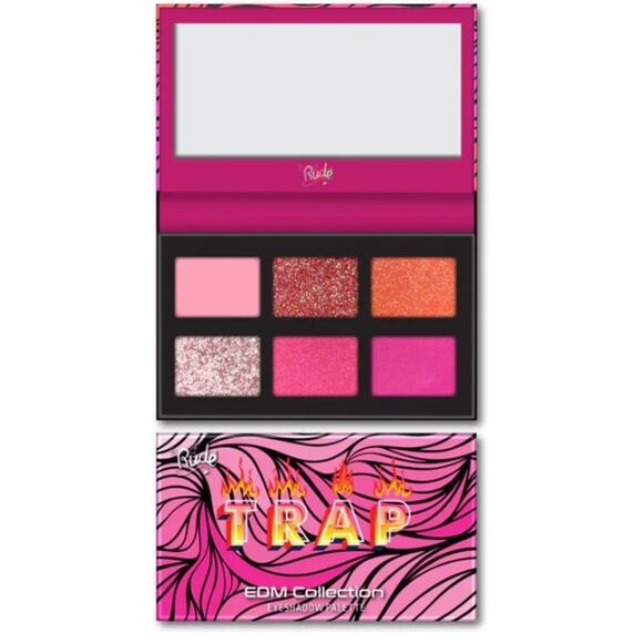 Rude Cosmetics EDM Collection Eyeshadow Pigment/Glitter Palette - Picture 4 of 6